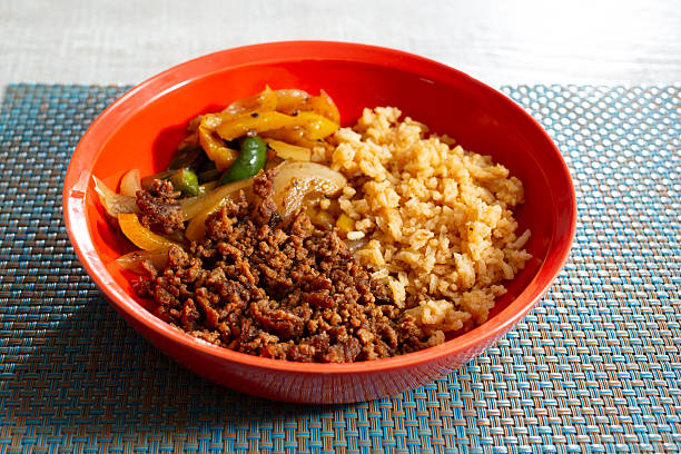 ground beef fajitas entree