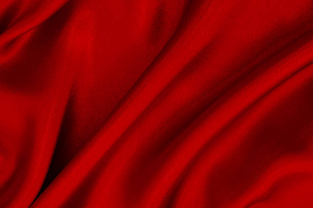 istock Dark red fabric texture background, detail of silk or linen pattern. 2261930023