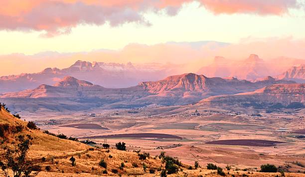 Maluti Mountains during winter months.