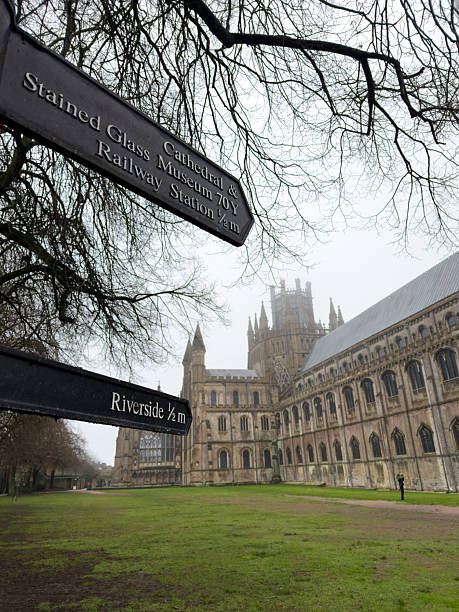 10 JAN 2026 - Ely, Cambridgeshire - A misty morning view of Ely Cathederal.