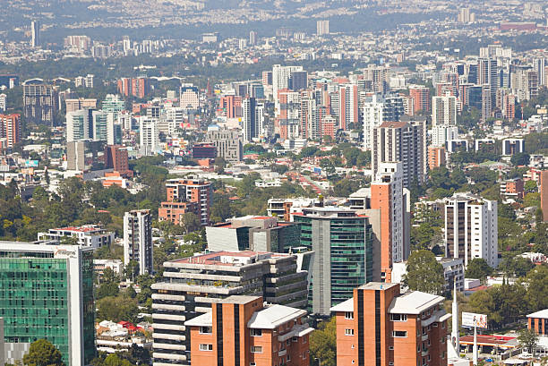 Urban development growth in Guatemala City