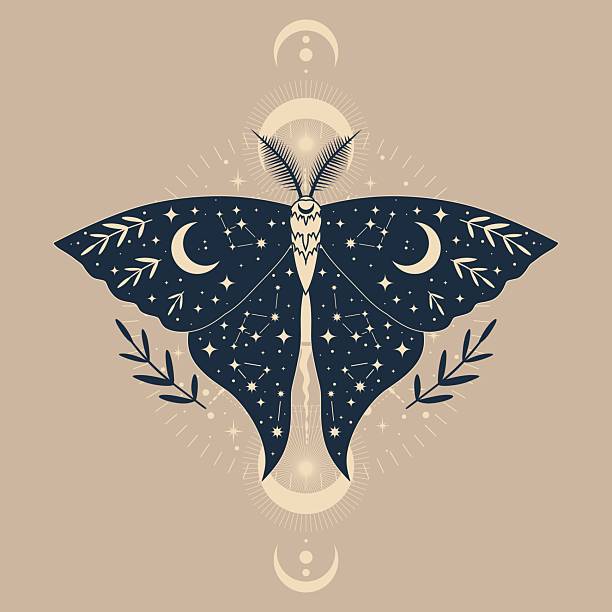 Abstract mystic sign. For you design, tattoo or magic craft.