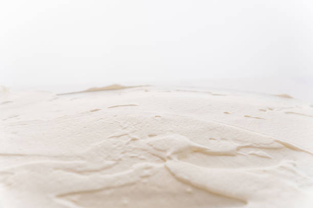 I whipped the cream and spread it on top. I took the photo indoors to make it easier to use in the design.