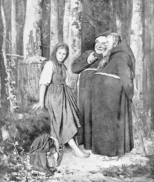 19th Century Painting: Abolph Echtler, A question of Conscience