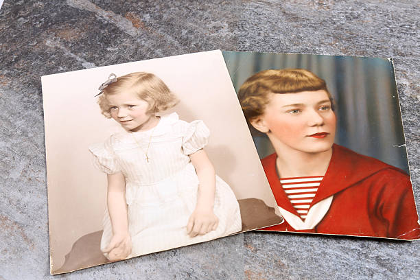 Family portrait, people of all ages, circa 1930.