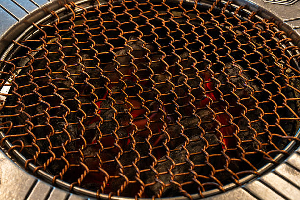 BBQ tool in a Korean BBQ restaurant