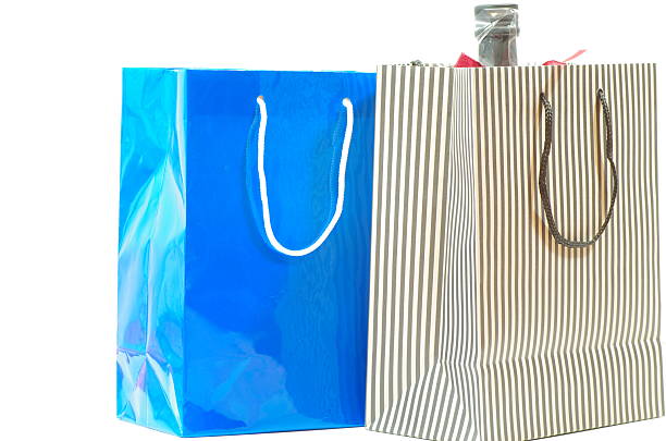Colorful shopping bags isolated