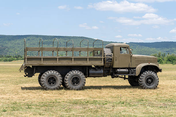 3D model of military logistic and carrier truck.
