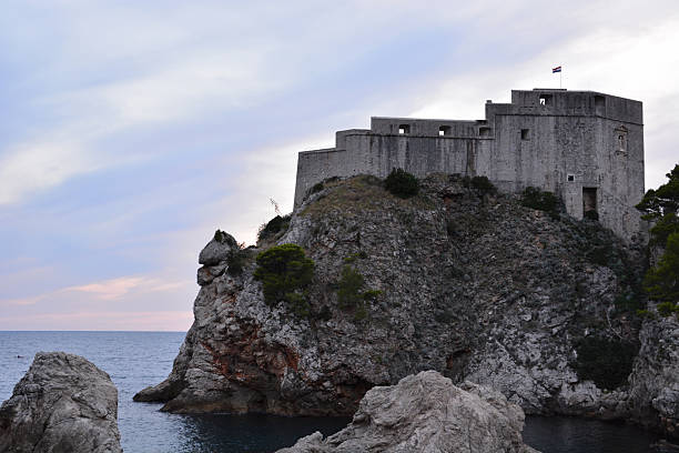Fort Lawrence sits above the Adriatic Sea near the Old City of Dubrovnik, Croatia.
