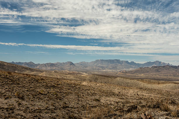 Open Desert Turns To The Chisos Mountains In Big Bend National Park