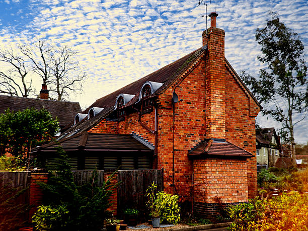 Feb.18th. 2026. Wootten Wawen Nr. Stratford upon Avon Retirement homes for seniors. It  is a  winters  day and there are no recognisable people in the picture. Brick built with a front garden.