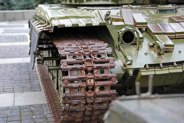 An old tank in Ukraine.