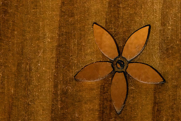 MDF wooden flowers