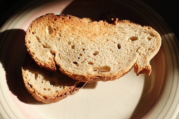 Artisan Bread Loaf on Rustic Wooden Table
