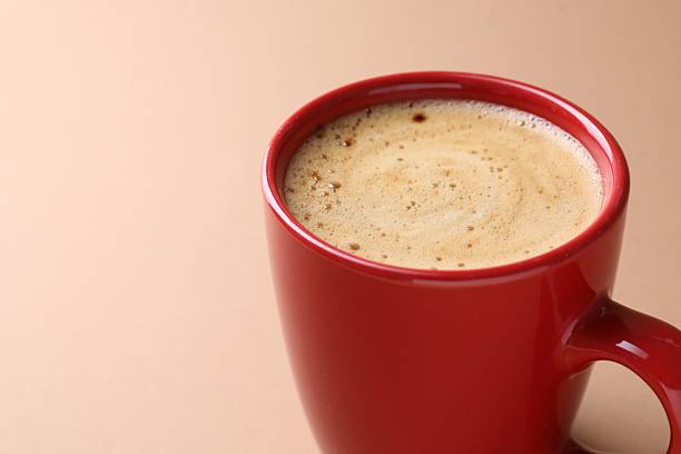 a cup of home-made coffee, ready for drinking