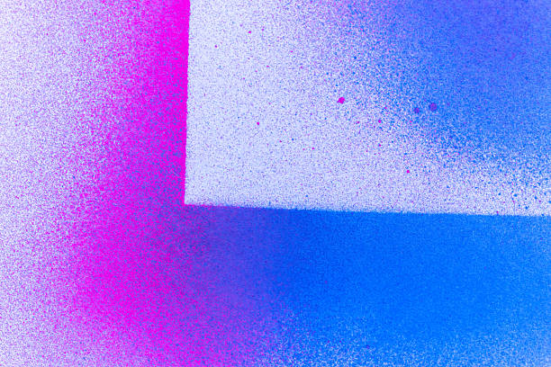 Blue and red spray paint background