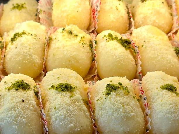 Delicious Bengali sweet dessert Cham Cham