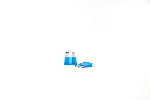 blue mini blade fuse, a standard safety component used in the electrical systems of modern motorcycles and scooters. The blue color code specifically indicates a 15 Amp rating.