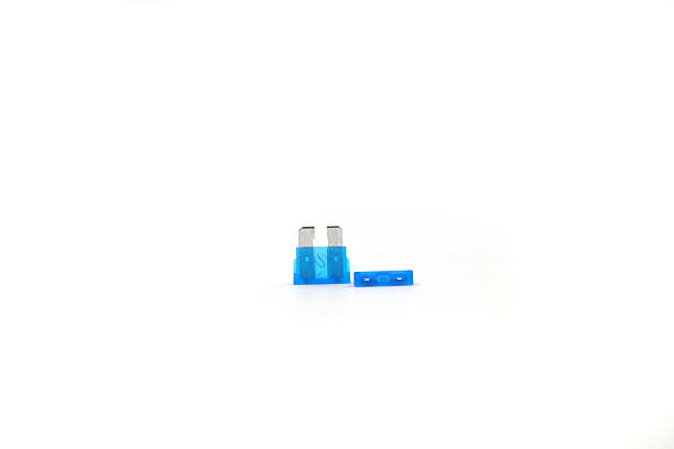 blue mini blade fuse, a standard safety component used in the electrical systems of modern motorcycles and scooters. The blue color code specifically indicates a 15 Amp rating.