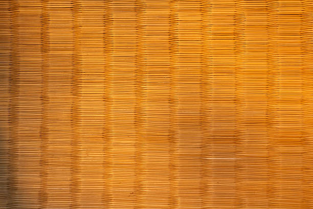 Stage space built with bamboo