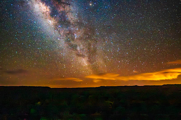 istock Milky Way over a forest, in Mexiquillo Durango, Sierra Madre Occidental Mexico 2262686482