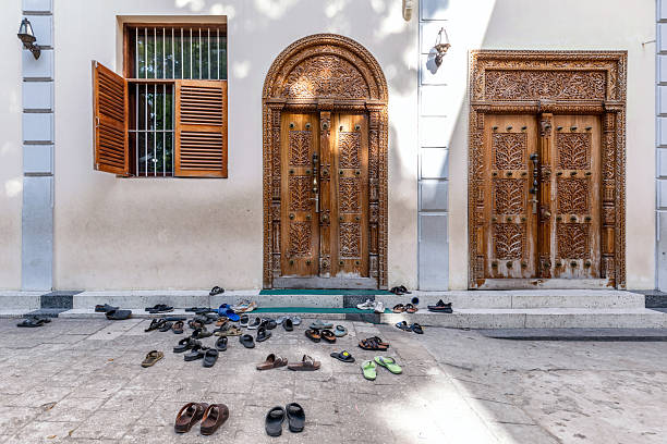 Stone Town, Zanzibar, Tanzania - February 8, 2026: Annur Islamic School in the center of the town