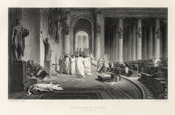 The Death of Cesar fro Julius Cesar, by William Shakespeare, from The Complete Works of William Shakespeare, Published in 1873