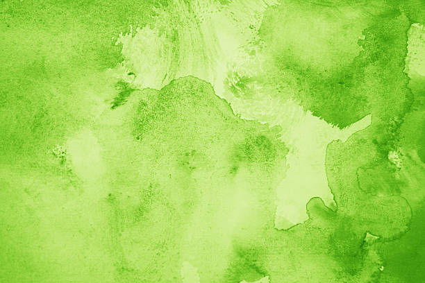 istock Yellow green lime chartreuse apple grass white abstract watercolor pattern. Artistic background. Light bright fresh acid neon color shade. Water splash stain daub. Spring summer nature eco.Empty blank 2262713398