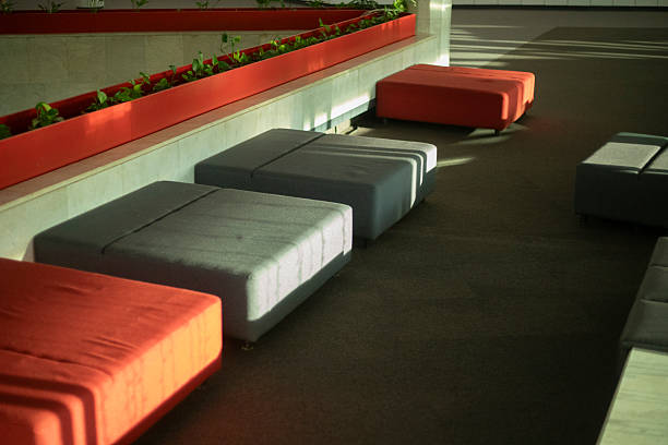 Row of chairs in the waiting room