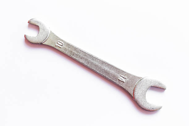Wrench no.10 14 isolated on white background