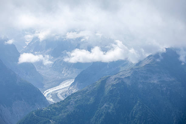 Tour du Mont Blanc mountain landscape with alpine meadows, rocky ridges, and surrounding snow covered peaks across France, Italy, and Switzerland. High altitude trekking environment showing famous long distance trail, European Alps scenery, glacial valleys, outdoor adventure, and panoramic mountain background