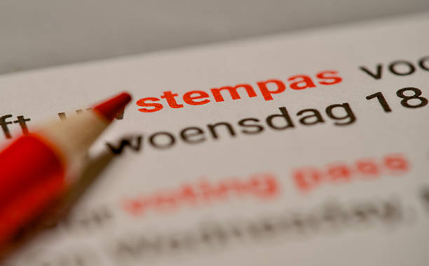Dutch municipal council elections voting pass envelope 2026 – \