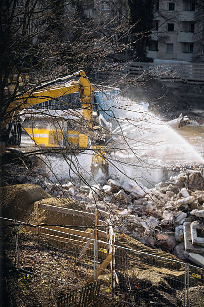 Renovation work in a cellar