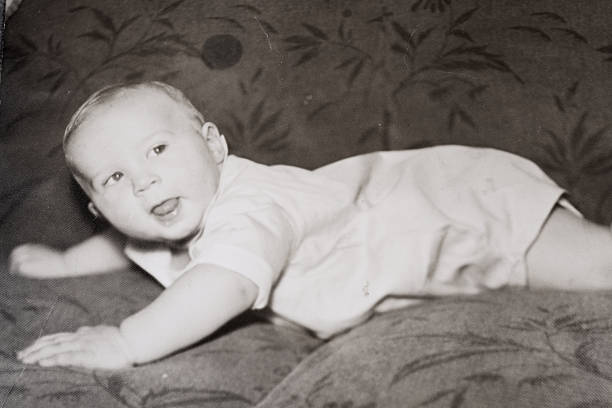 Vintage image of a young boy from the 1940's