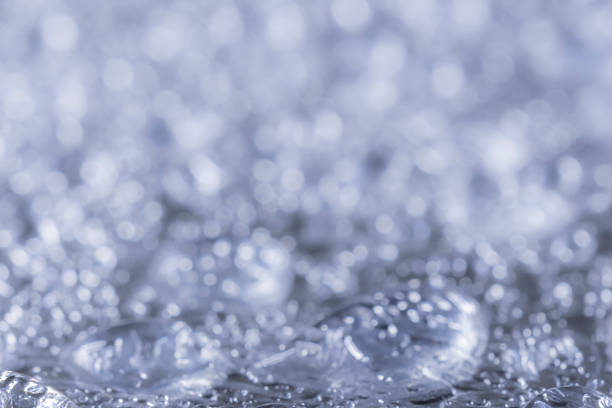 Motion study of bubbles in a mountain stream (1/50 second)