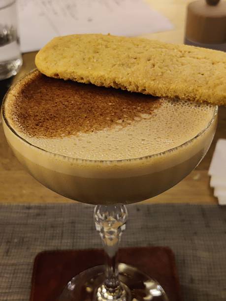 Tiramisu Crafted Cocktail - HD stock photo