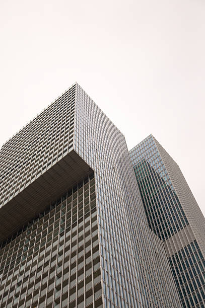 De rotterdam building in rotterdam netherlands showing modern minimalist architecture