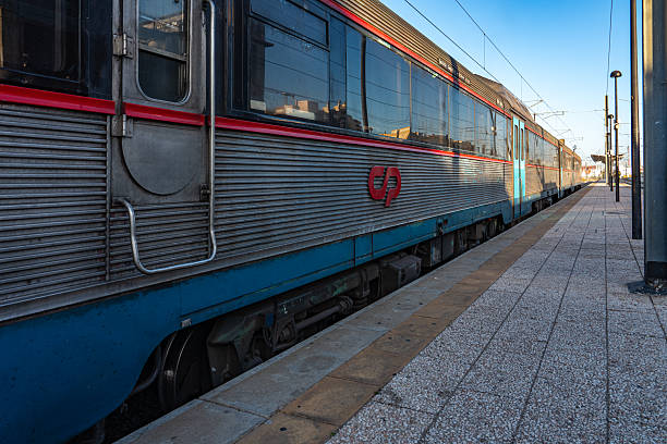 Faro Railway Station view,  Algarve region, Portugal.