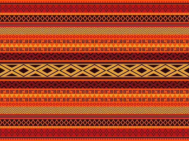 Geometric ethnic pattern. Aztec Boho geometric pattern. Navajo, Native American tribal fabric design for clothing, textile, wrapping, background, wallpaper, carpet, embroidery, print