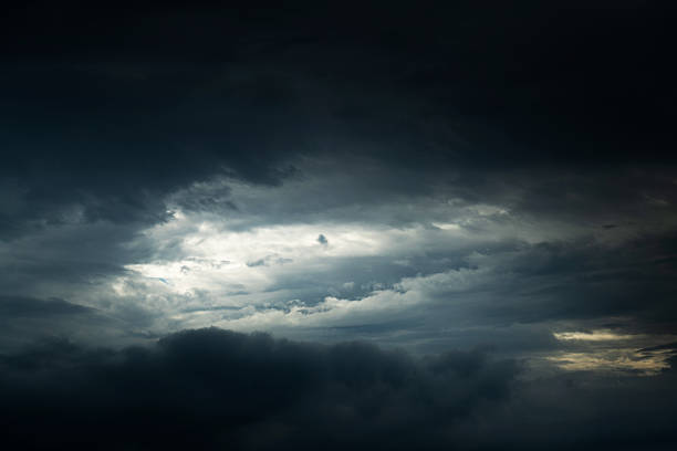 Background of dark stormy clouds