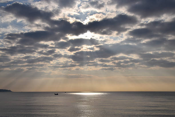 Scenic view of the sea and clouds