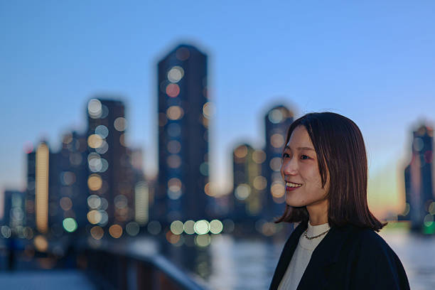 Sumida riverwalk in Tokyo