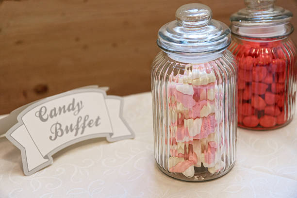 wedding favors, wedding decorations and confetti
