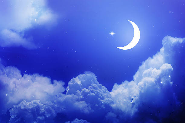 istock Night sky and moon,Ramadan Kareem. 2263249406