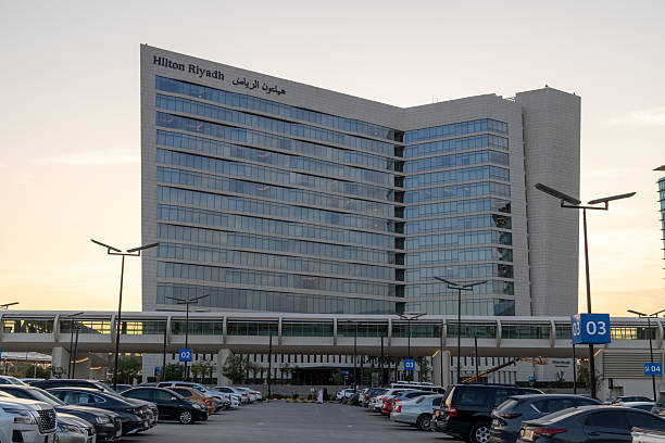 Riyadh, Saudi Arabia - February 12, 2026 : The Hilton Riyadh Hotel & Residence in Riyadh, Saudi Arabia.