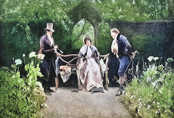 19th Century Painting: H Denby Sadler, The Rivals