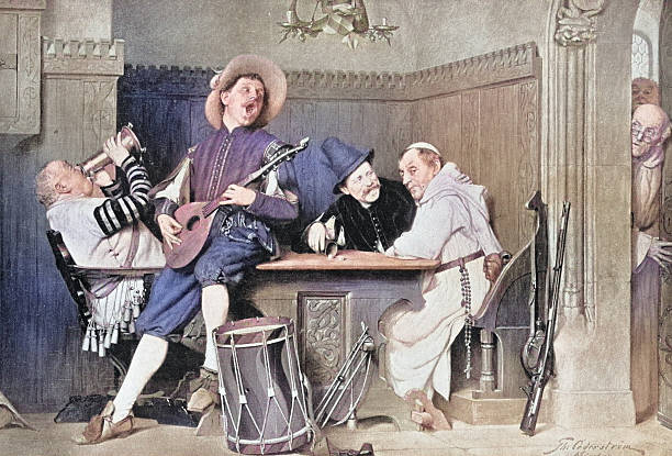 19th Century Painting: Th Von Cederstrom, Worldliness and Other-Worldliness