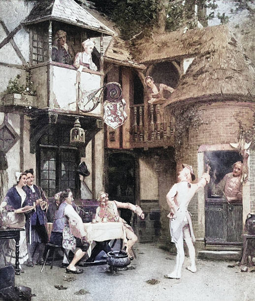19th Century Painting: George Weiss, La Madrigal