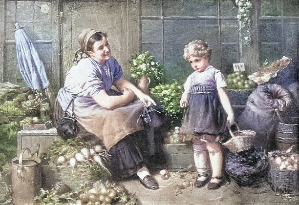 19th Century Painting: Emanuelle Spitzer, The Forgotten Errand