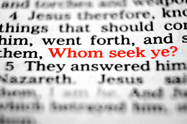Selective focus on the word \